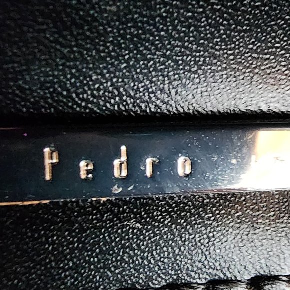 Pedro Dark Teal Green Mesh Pattern Shoulder Bag - Picture 11 of 11